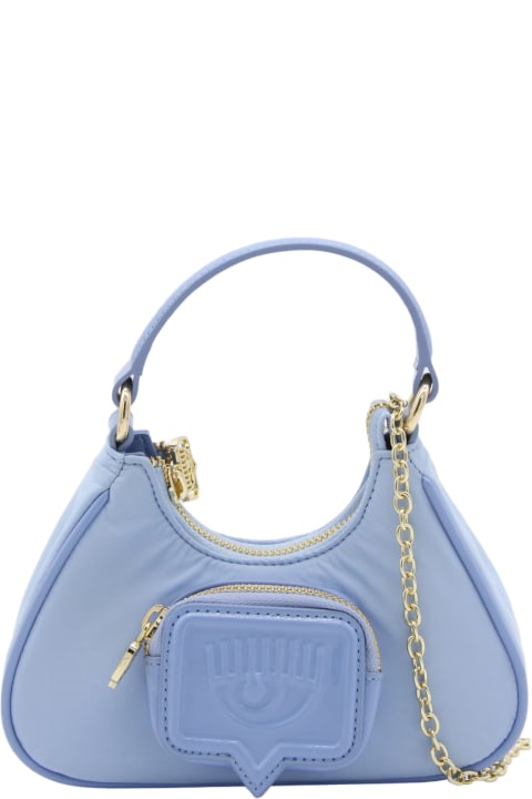 Chiara Ferragni for Men Chiara Ferragni Blue Top Handle Bag