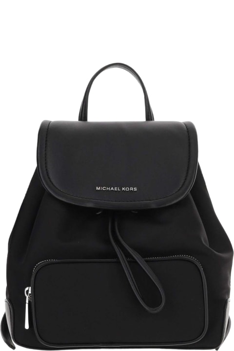 Michael Kors for Women Michael Kors Nylon And Leather Backpack With Logo