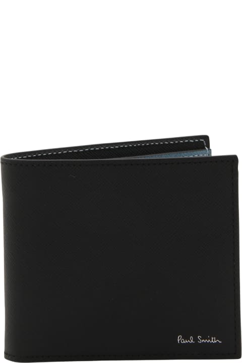 Paul Smith for Men Paul Smith Black Multicolour Leather Wallet