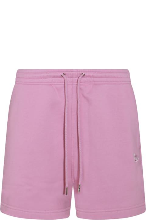 Maison Kitsuné Pants & Shorts for Women Maison Kitsuné Pink Cotton Shorts