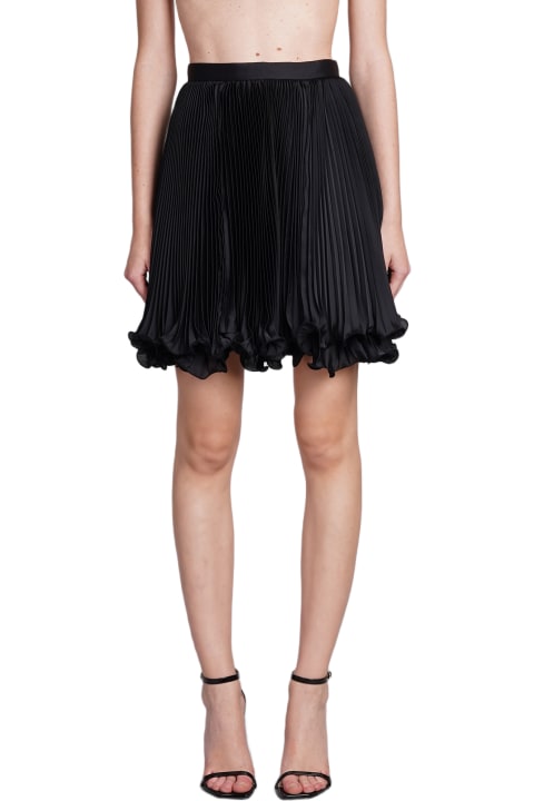 Balmain Sale for Women Balmain Skirt In Black Polyester