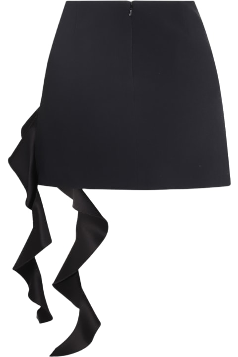 David Koma Skirts for Women David Koma Black Viscose Blend Mini Skirt
