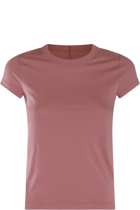 Fashion for Women Rick Owens Dusty Pink Cotton T-shirt