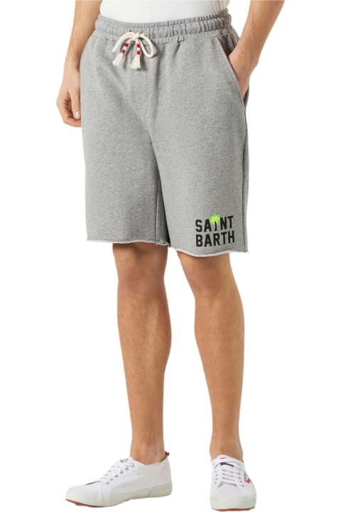 Homeware MC2 Saint Barth Man Cotton Grey Bermuda
