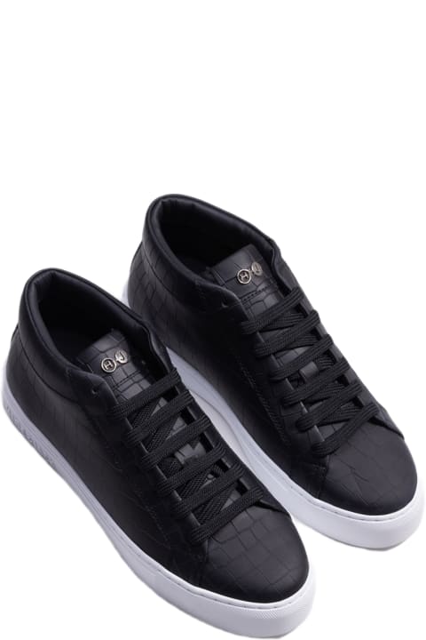 High Top Sneaker - Essence Black White