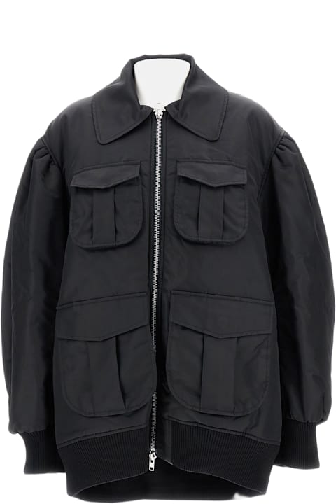 Homeware Simone Rocha Puff Sleeve Multi Pocket Bomber Jacket