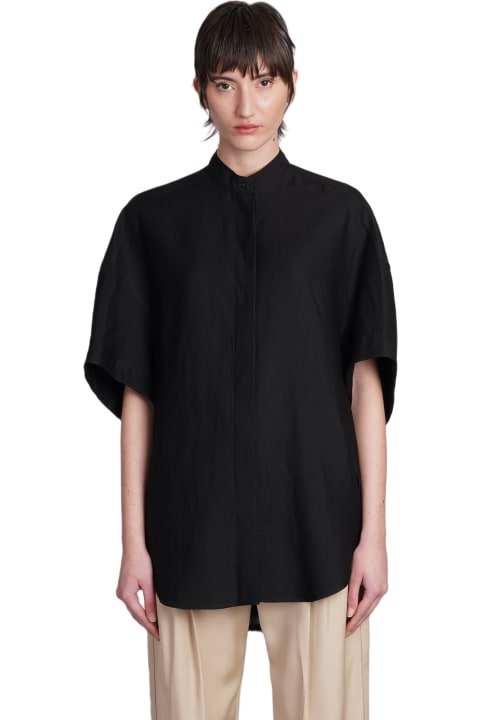 Stella McCartney Topwear for Women Stella McCartney Shirt In Black Linen