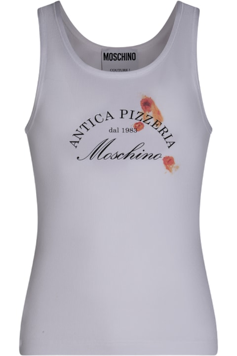 Moschino Topwear Sale for Men Moschino White Top