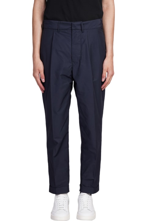 Mauro Grifoni Clothing for Men Mauro Grifoni Pants In Blue Cotton