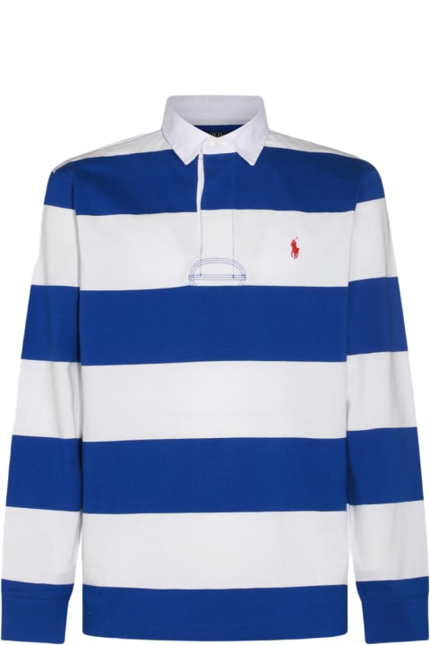 Polo Ralph Lauren for Men Polo Ralph Lauren White And Blue Cotton Polo Shirt