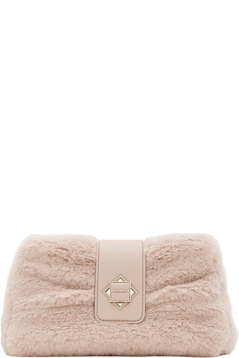Max Mara حقائب كلاتش لـ السيدات Max Mara Cuscino Teddy Pouch Bag
