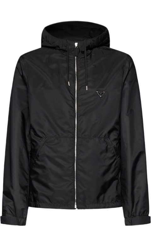 Prada Clothing for Men Prada Re-nylon Hooded Jacket