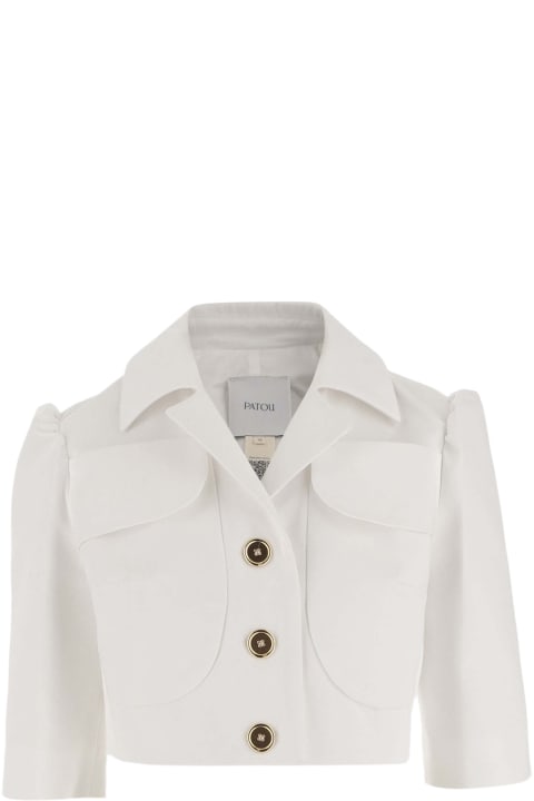 Patou Coats & Jackets for Women Patou Cotton Crop Jacket