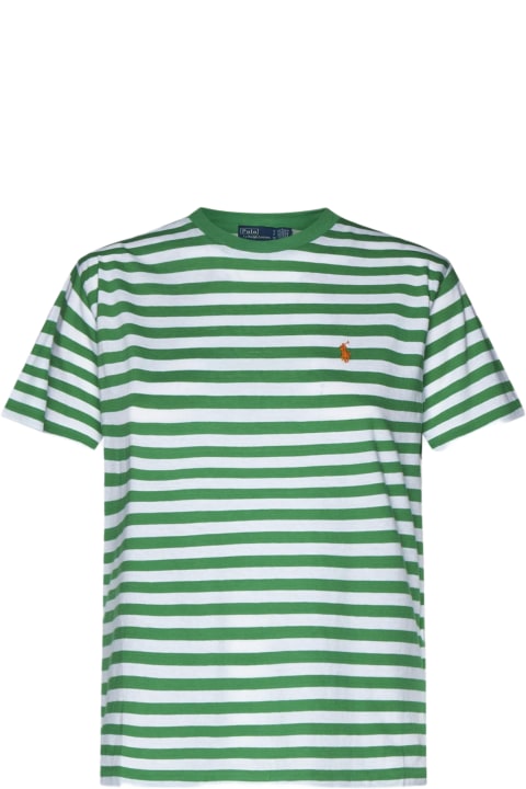 ウィメンズ新着アイテム Polo Ralph Lauren Striped Cotton T-shirt Polo Ralph Lauren