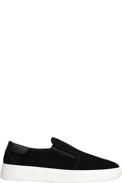 Giuseppe Zanotti for Men Giuseppe Zanotti Sneakers In Black Suede