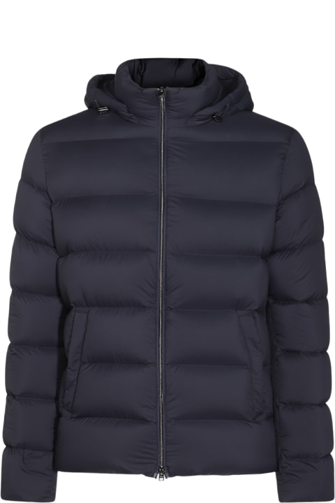 Herno for Men Herno Blue Down Jacket