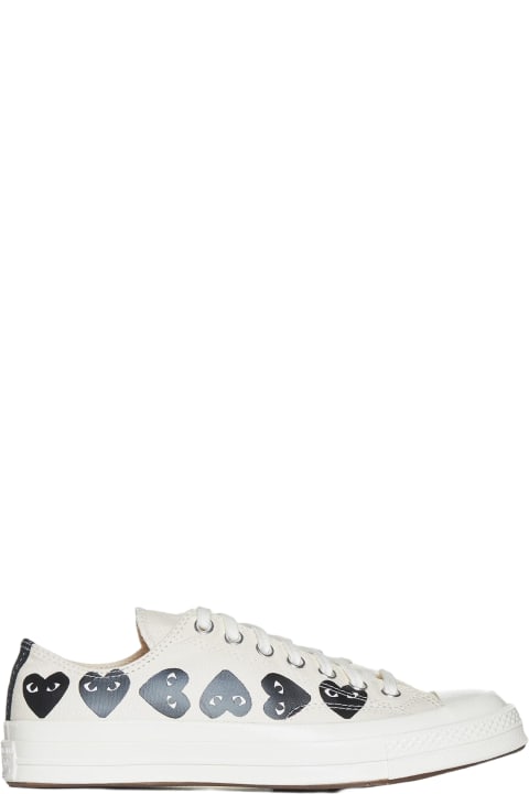 Sneakers for Women Comme des Garçons Play X Converse Canvas Low-top Sneakers
