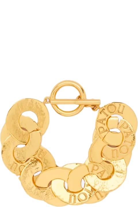 Brass Bracelet With Engraved Logo