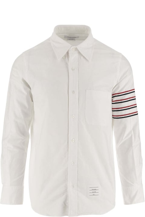 Thom Browne for Men Thom Browne 4 Bar Tricolor Cotton Shirt