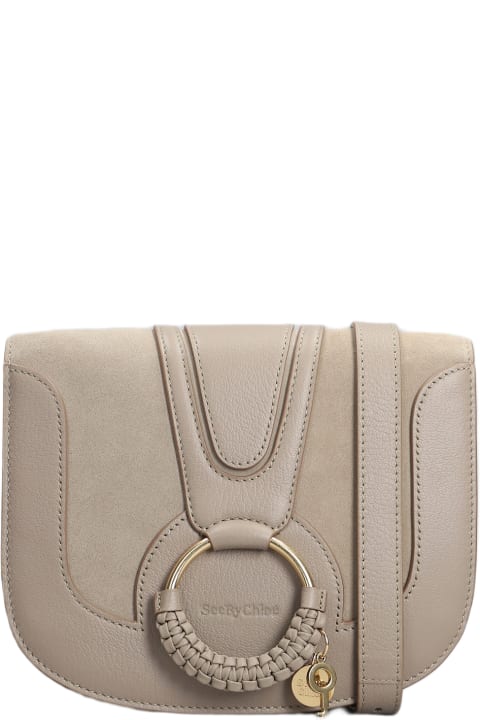 See by Chloé Bags for Women See by Chloé Hana Shoulder Bag In Taupe Leather