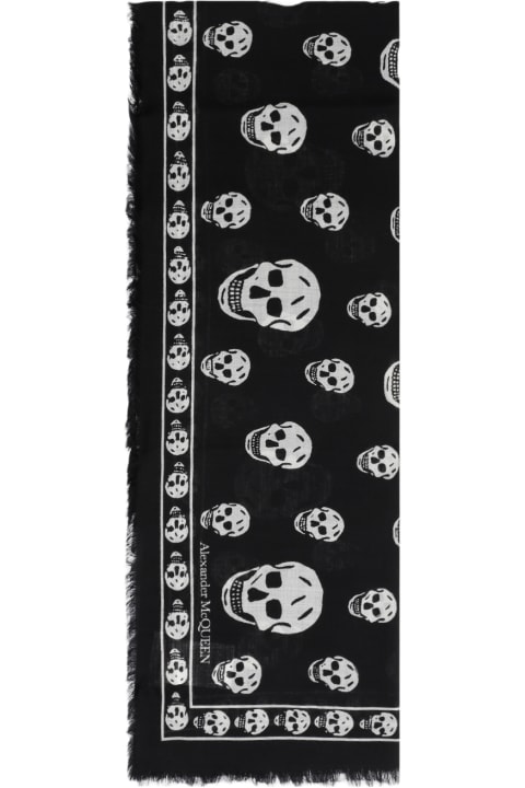 Homeware Alexander McQueen Printed Wool Scarf