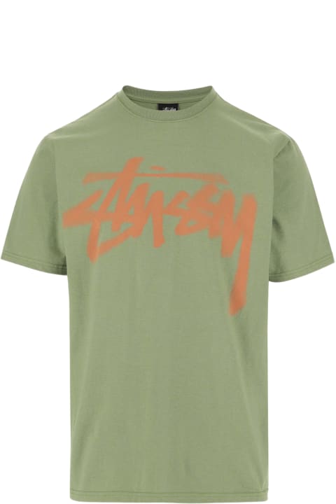 Stussy Topwear for Women Stussy Cotton T-shirt With Logo