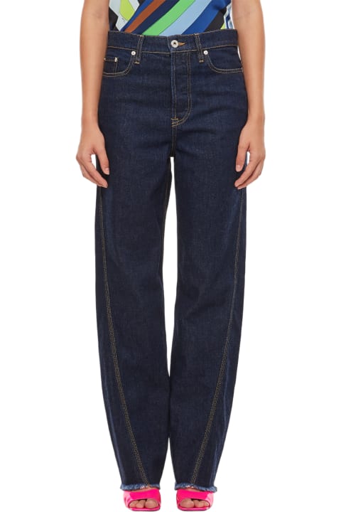 Lanvin Jeans for Women Lanvin Denim Twisted Regular Pants