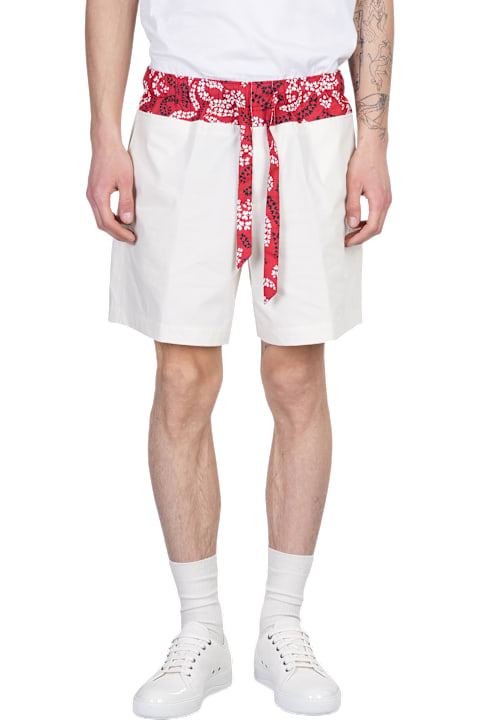 Lanvin Pants for Men Lanvin Shorts In Beige Cotton