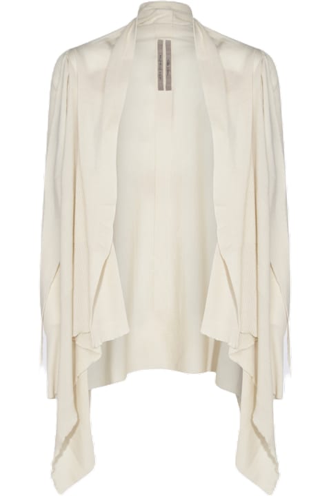 Rick Owens Sweaters for Women Rick Owens White Cotton Knitwear
