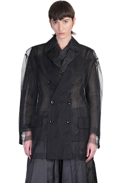 Comme des Garçons Coats & Jackets for Women Comme des Garçons Blazer In Black Nylon