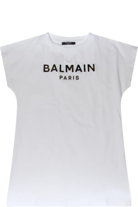 Balmain Jumpsuits for Boys Balmain White Cotton Dress