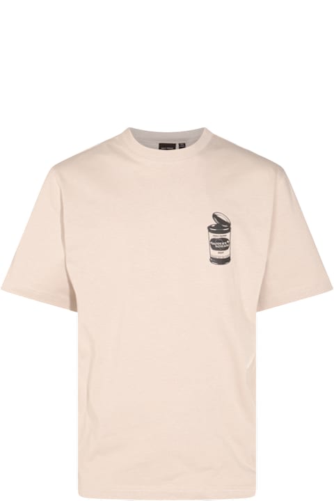 Daily Paper Clothing for Men Daily Paper Beige Cotton T-shirt