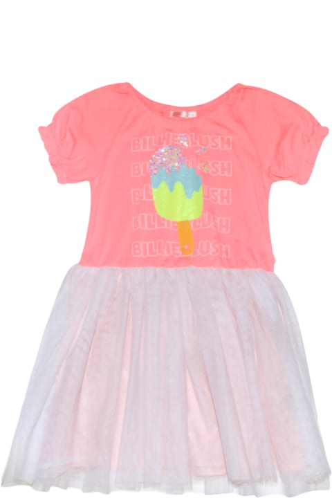 ガールズ Billieblushのワンピース＆ドレス Billieblush Pink Multicolour Viscose Blend Dress