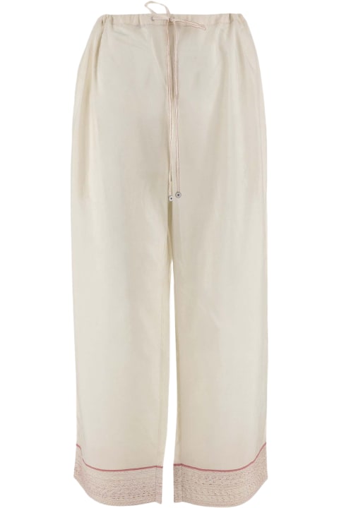 Péro Pants & Shorts for Women Péro Pants Made Of Pure Silk