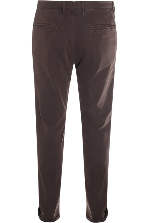 Incotex Clothing for Men Incotex Brown Cotton Pants