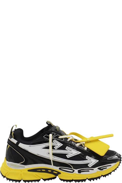 Off-White Black And Yellow Be Right Sneakers | italist