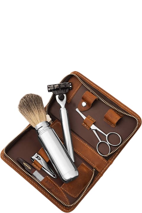 Larusmiani for Homeware Larusmiani Zip Shaving Kit Beauty