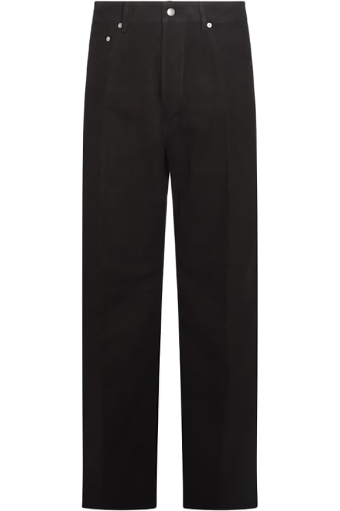 أدوات منزلية Rick Owens Black Cotton Geth Jeans