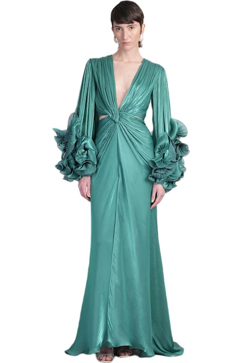 Costarellos Clothing for Women Costarellos Dulcie Dress Woman In Green Polyester