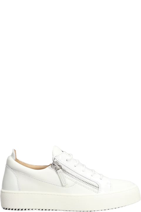Giuseppe Zanotti for Women Giuseppe Zanotti Gail Sneakers In White Leather