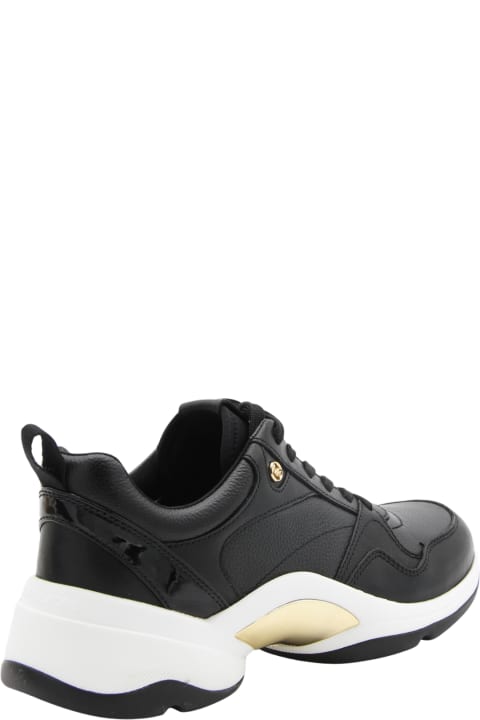 MICHAEL Michael Kors Sneakers for Women MICHAEL Michael Kors Black Leather Orion Trainer Sneakers