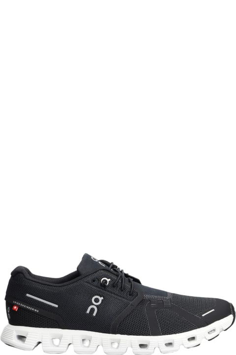 ON Sneakers for Men ON Cloud 5 Sneakers In Black Polyester