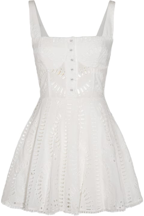 Charo Ruiz Dresses for Women Charo Ruiz White Cotton Mini Dress