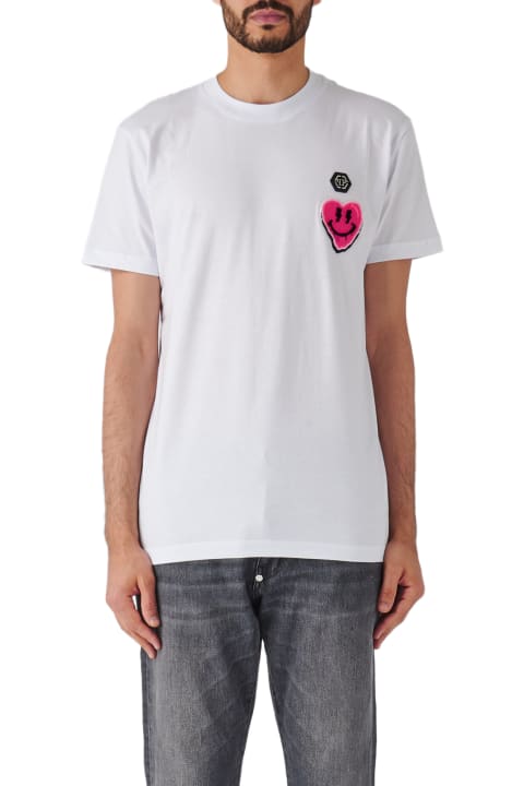 Fashion for Men Philipp Plein T-shirt Round Neck Ss Smile T-shirt