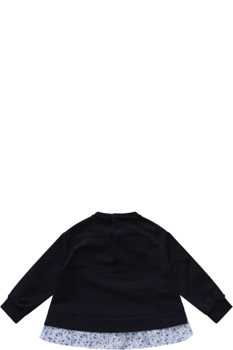 Sale for Baby Girls Il Gufo Black Cotton Sweatshirt