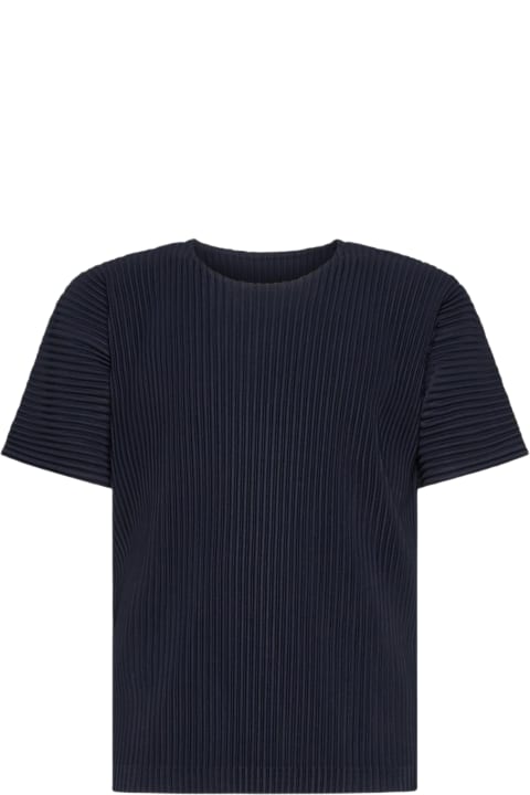 Fashion for Women Homme Plissé Issey Miyake Pleated Fabric T-shirt