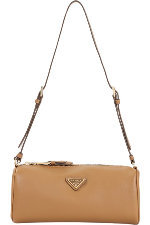 Prada Soft Grain Shoulder Bag | italist