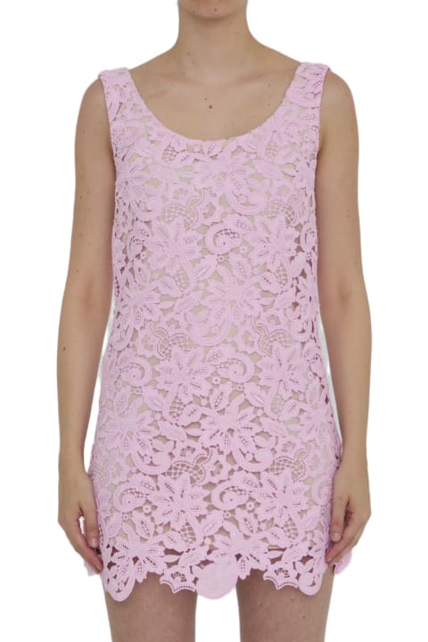 【送料 関税込】 SELFPORTRAIT PINK FLORAL LACE MINI DRESS Pink Floral Lace Mini Dress – self-portrait