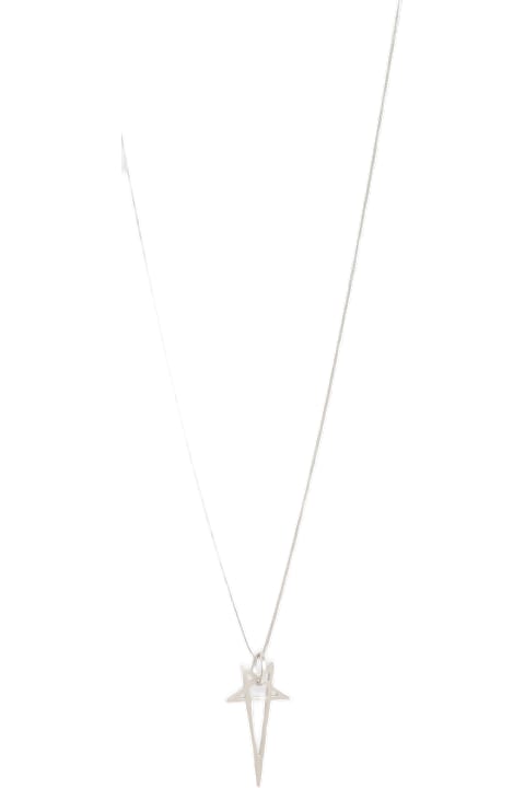 Homeware Rick Owens Pentagram Brass Necklace