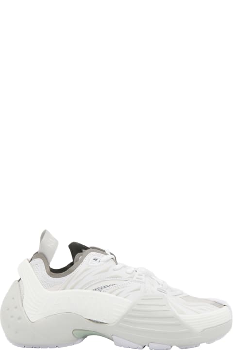 ウィメンズ新着アイテム Lanvin White Leather Flash X Sneakers